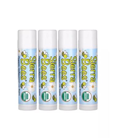 Sierra Bees Lip balms 4 pcs - Buy Online on GoSupps.com