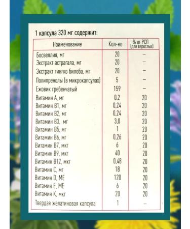 INTELLIGENCE OF NATURE Food additive for the brain and improving memory - Buy Online on GoSupps.com