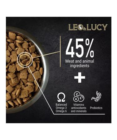 LEO&LUCY Dry Holistic food for sterilized cats meat 1.5 kg - Buy Online on GoSupps.com