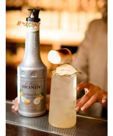 Monin Basics for drinks concentrate fruit topping pear 1l 1l - Buy Online on GoSupps.com