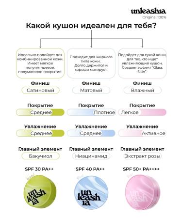 UNLEASHIA Korea's face Korea Healthy Green Cushion shade #21 - Buy Online on GoSupps.com