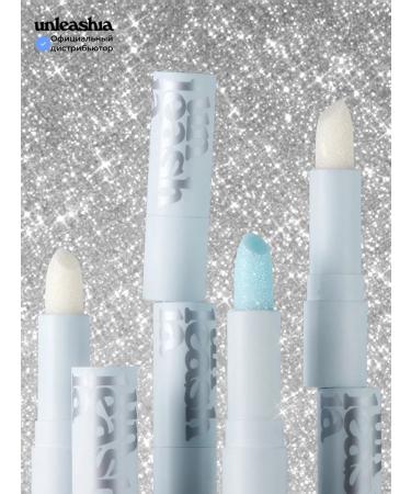 UNLEASHIA Lip balm moisturizing with sparkles color#2 Blue Lagoon - Buy Online on GoSupps.com