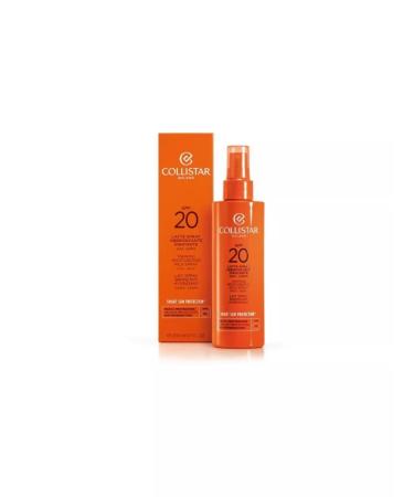 Collistar Moisturizing milk spray for tanned face and body SPF20 - Buy Online on GoSupps.com