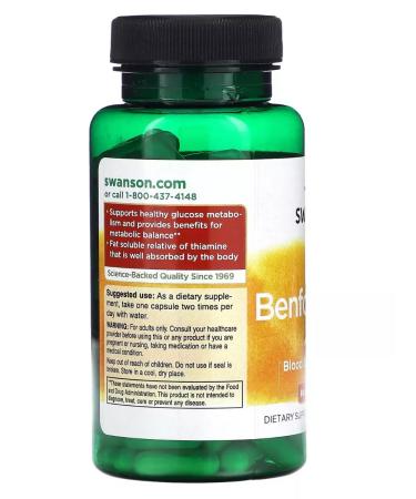 Life extension Vitamin B-1 benfotiamine - Buy Online on GoSupps.com