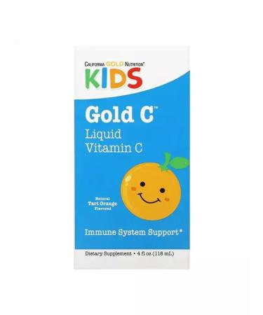 California Gold Nutrition Vitamin C for children 118 ml - Buy Online on GoSupps.com