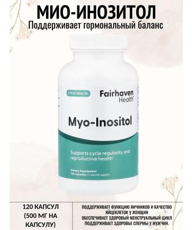 Fairhaven Health MIO-nositol Myo-Inositol 120 capsules - Buy Online on GoSupps.com