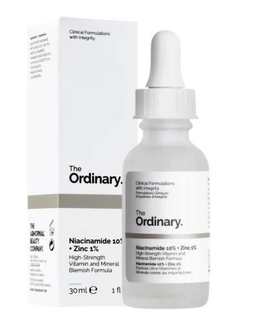 Pimples from acne and acinumine of the Niacinamide The Ordinary - Buy Online on GoSupps.com
