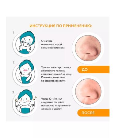 Cettua Cleaning strips from black dots of the chin and forehead 6 pcs - Buy Online on GoSupps.com