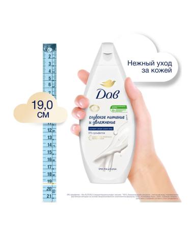 Dav Cream-gel shower deep nutrition and moisturizing 250 ml 2pcs - Buy Online on GoSupps.com