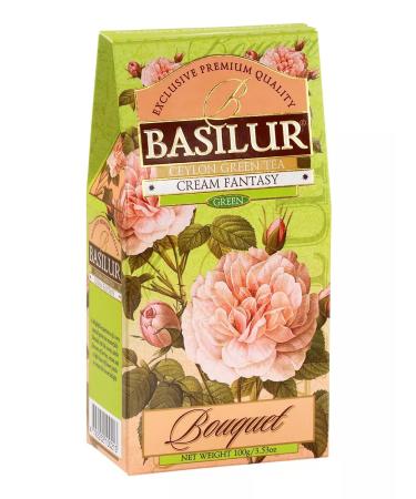 Basilur Green leaf Cream Fantasy 100 g Sri Lanka - Buy Online on GoSupps.com