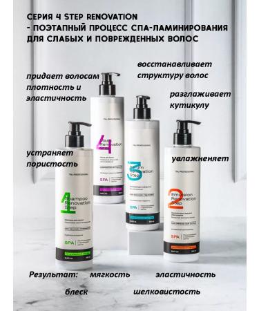 TNL PROFESSIONAL Hair shampoo Renovation STEP 1 500 ml - Buy Online on GoSupps.com