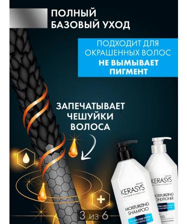 KeraSys Moisturizing set of shampoo and balm - Buy Online on GoSupps.com