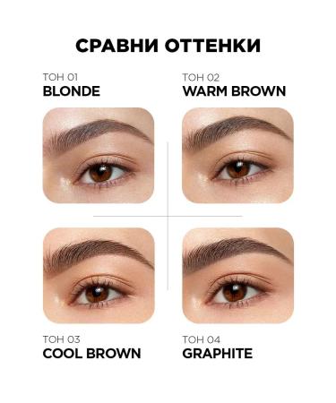 ELIAN RUSSIA Eyebrow pencil automatic with a brush tone 04graphite - Buy Online on GoSupps.com