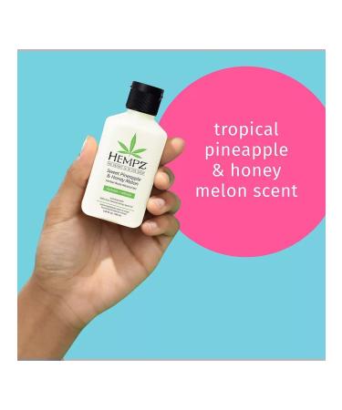 HEMPZ Mini body milk sweet pineapple and honey melon - Buy Online on GoSupps.com