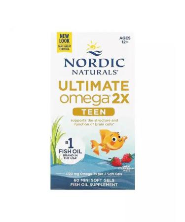 Nordic Naturals Omega-3 for teenagers 60 mini-capsule