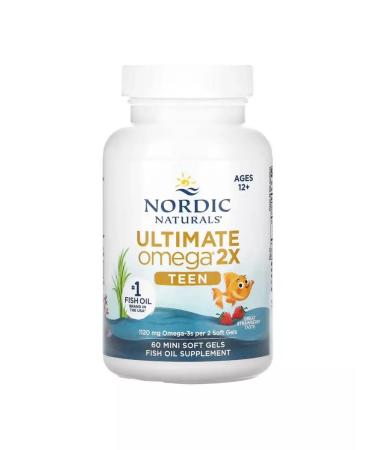 Nordic Naturals Omega-3 for teenagers 60 mini-capsule - Buy Online on GoSupps.com