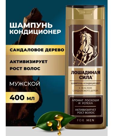 Horsepower Shampoo air conditioning men's 2V1 400ml - Buy Online on GoSupps.com