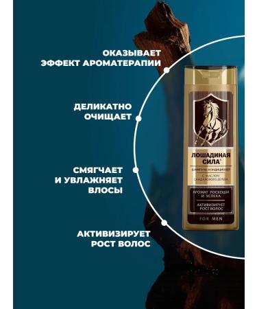 Horsepower Shampoo air conditioning men's 2V1 400ml - Buy Online on GoSupps.com