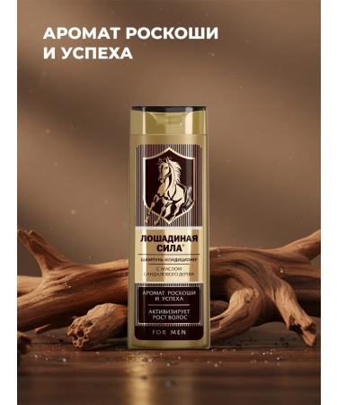 Horsepower Shampoo air conditioning men's 2V1 400ml - Buy Online on GoSupps.com