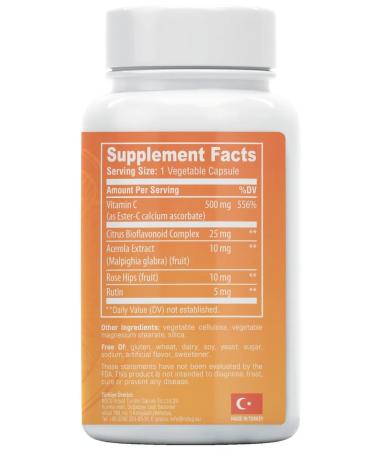 Eczane Vitamin C Ester-C Plus 100 capsules - Buy Online on GoSupps.com