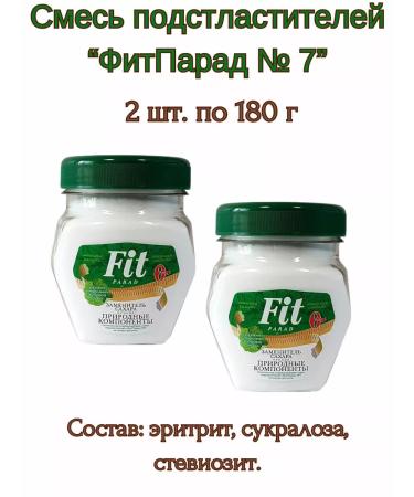 Sugar substitute No. 7.2 pcs *180g. Fitparad - Buy Online on GoSupps.com