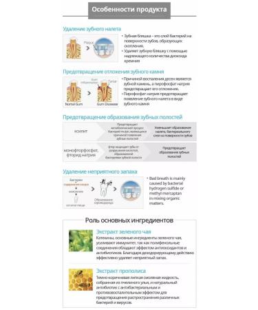 Toothpaste ATOMY Korean with propolis 50g 4 pieces - Buy Online on GoSupps.com