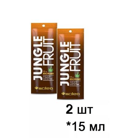 Soleo Jungle Fruit for tanning 2 pcs 15 ml