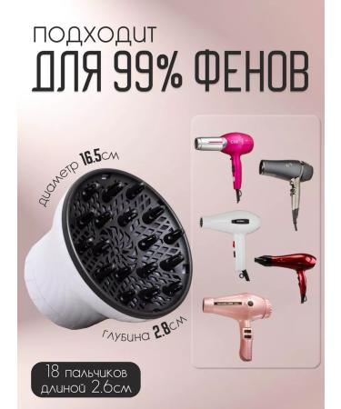 Ever2B Universal diffuser nozzle for a hairdryer - Buy Online on GoSupps.com