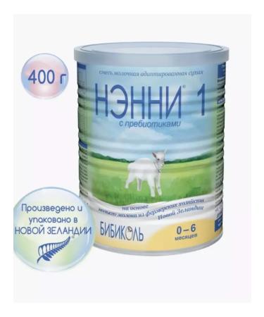 Bibikol Nanny 1 with prebiotics based on goat milk 400gr