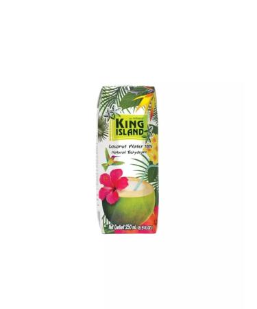 King Island Coconut water without sugar 8pcs *250ml - Buy Online on GoSupps.com