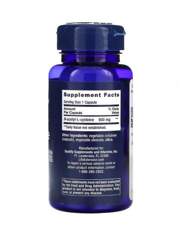 Life extension n -Cetyl -l cysteine n- amino acid - Buy Online on GoSupps.com