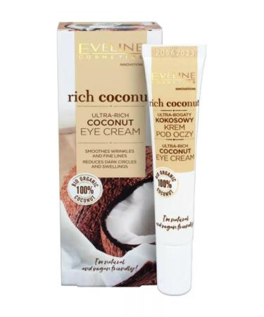 EVELINE Cream cream for the skin around the eyes Coconut 20 ml