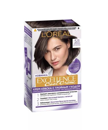 L'OREAL PARIS Persistent Hair Cream Excellence 5.11 - Buy Online on GoSupps.com