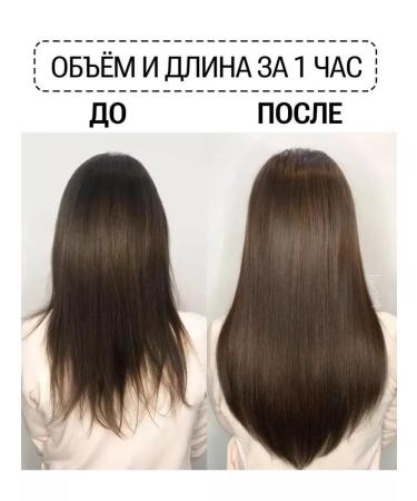 SLAVIC HAIR Company Natural straight hair for extension on tapes 40 cm - Buy Online on GoSupps.com