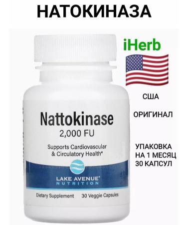 Lake Avenue Nutrition NATTOKINASE BAD NATTOKINAZ USA