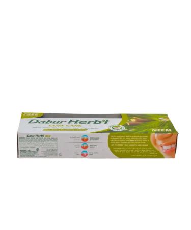 Natural toothpaste with him and Misvak Dabur +brush 150g - Buy Online on GoSupps.com