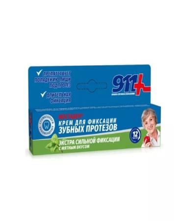 911 Your emergency service Cream for fixing dentures Mostaden 40 ml - 1 pc