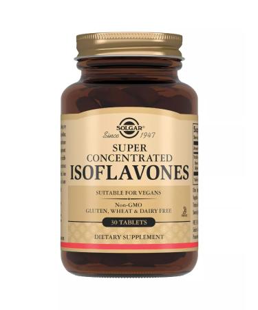 Solgar supercontacent isoflavonov 30 tablets