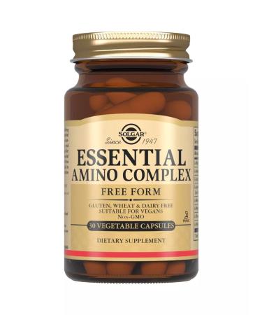 Solgar a complex of main amino acids 30 pcs - Buy Online on GoSupps.com