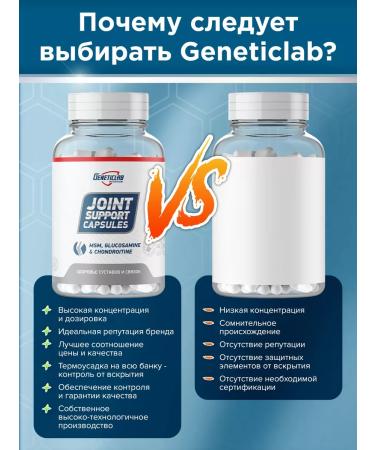GENETICLAB Joint Protector Joint Support 180 Capsules - Buy Online on GoSupps.com