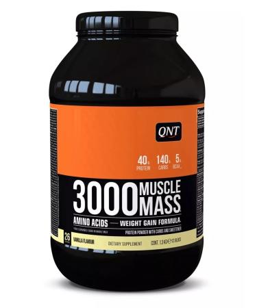QNT Gainer Muscle Mass 3000 (vanilla) 1.3 kg - Buy Online on GoSupps.com