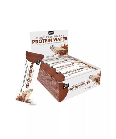 QNT Protein waffles 12pcs Belgian chocolate bar - Buy Online on GoSupps.com
