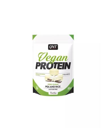 QNT Plant protein mixture pea vegan (makarun) 500 gr - Buy Online on GoSupps.com