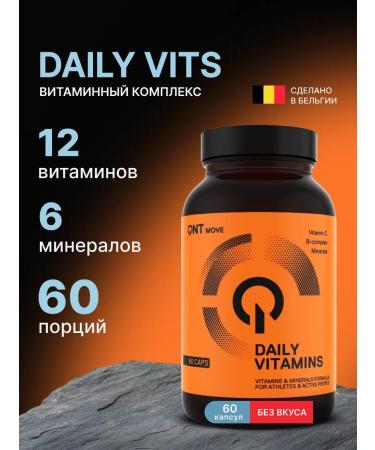 QNT A complex of vitamins and minerals Daily 60 capsules