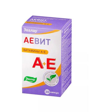 Evalar Aevitamin capsule 0.3g 30pcs - Buy Online on GoSupps.com