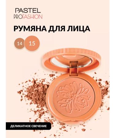 Pastel Profashion Face blush with a mirror dry