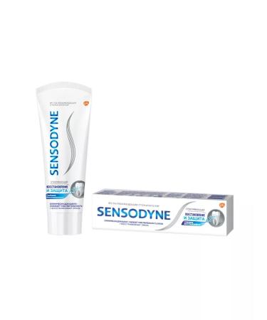 Sensodyne Toothpaste whitening recovery and protection 75 ml