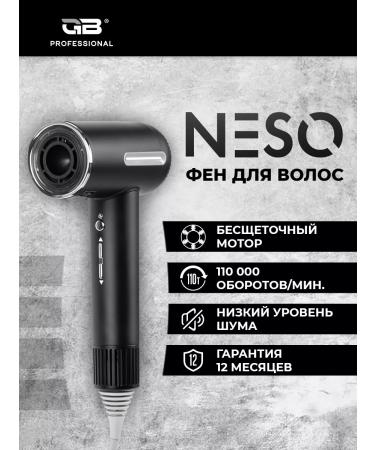 GB Hair hair dryer Professional Neso with LED display