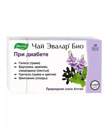 Evalar Bio tea for diabetes 3 - Buy Online on GoSupps.com