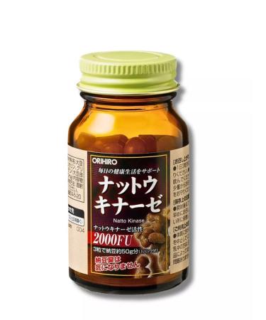 Orihiro NATTO NATTOKINAZ 2000 FU 60 capsules - Buy Online on GoSupps.com